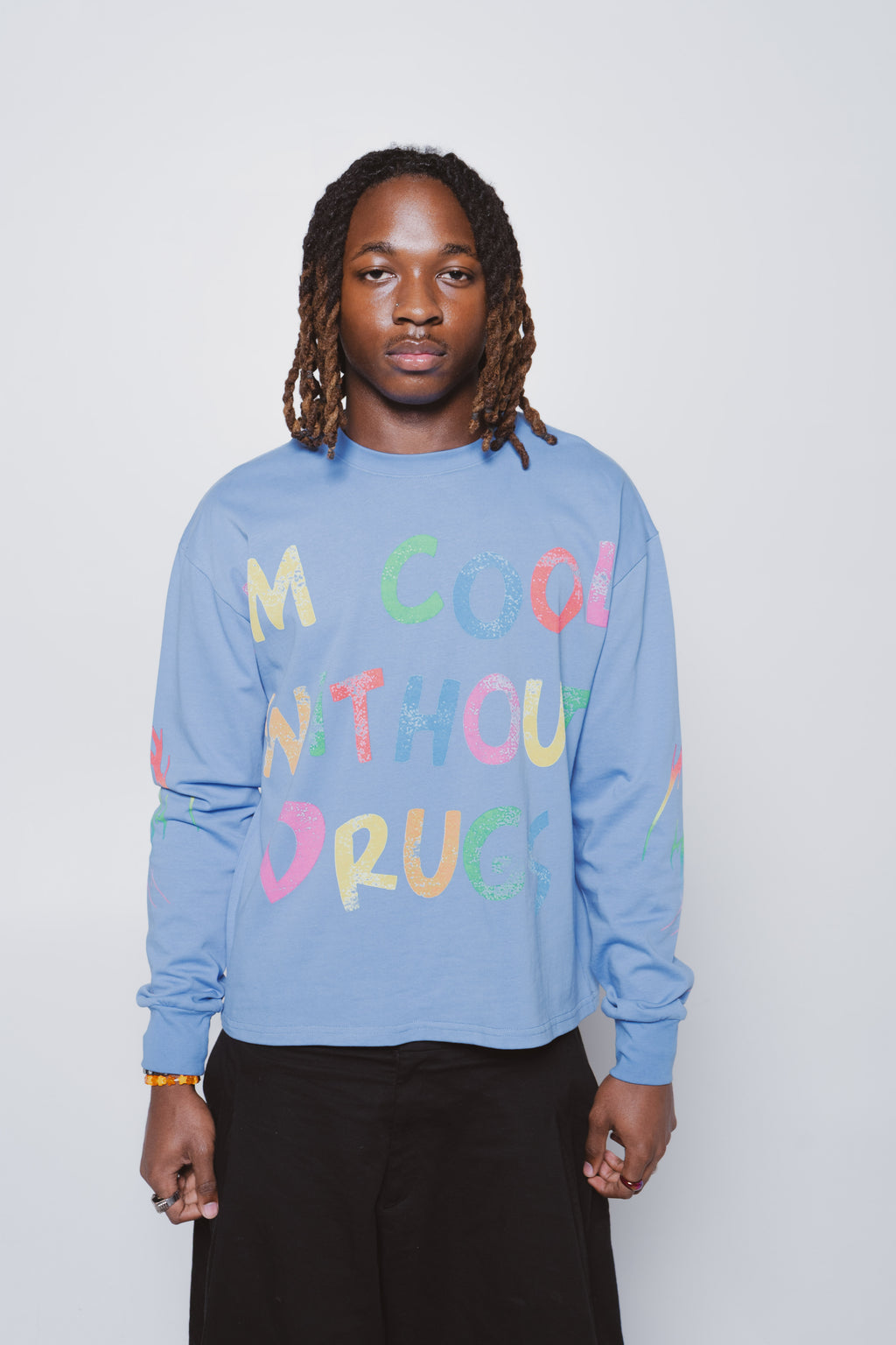 Cool Without Drugs Blue Long Sleeve