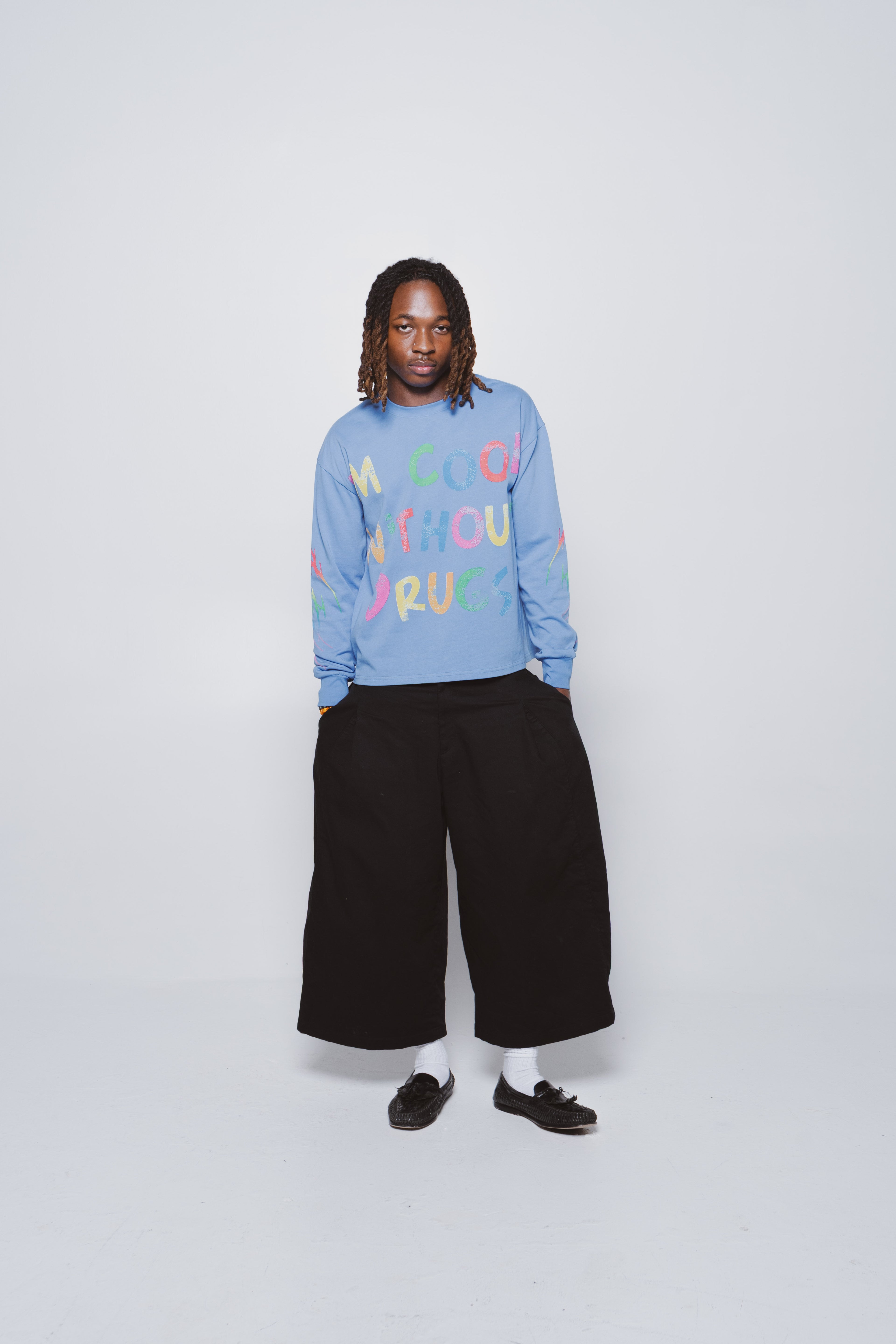 Cool Without Drugs Blue Long Sleeve