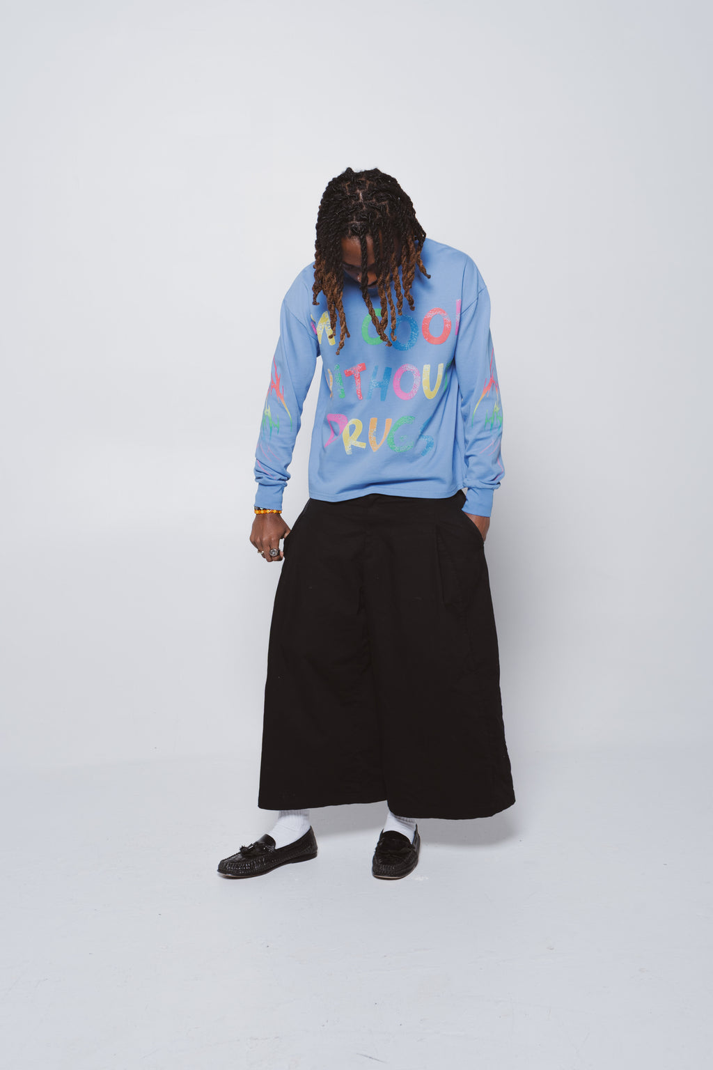 Cool Without Drugs Blue Long Sleeve