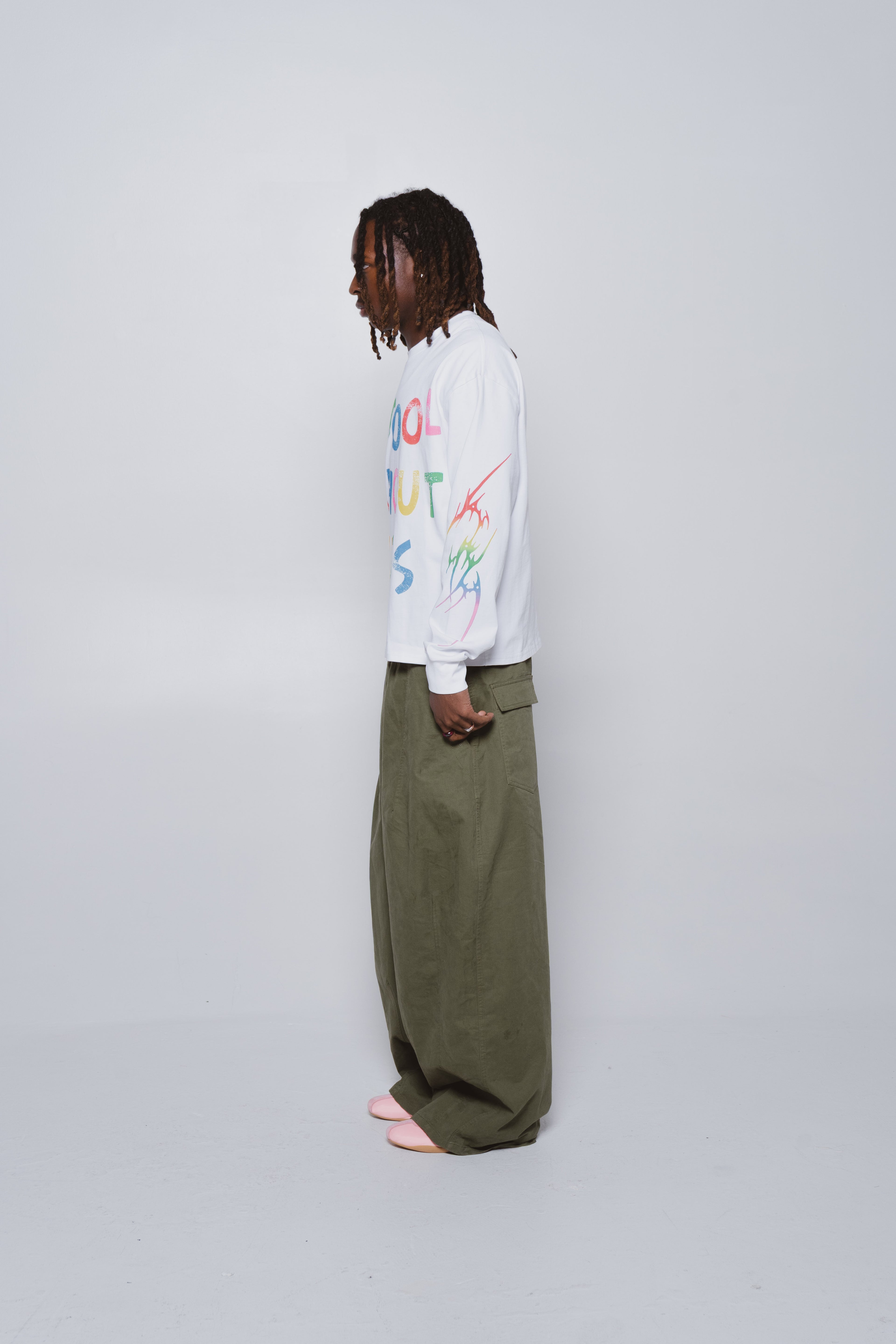 Cool Without Drugs White Long Sleeve