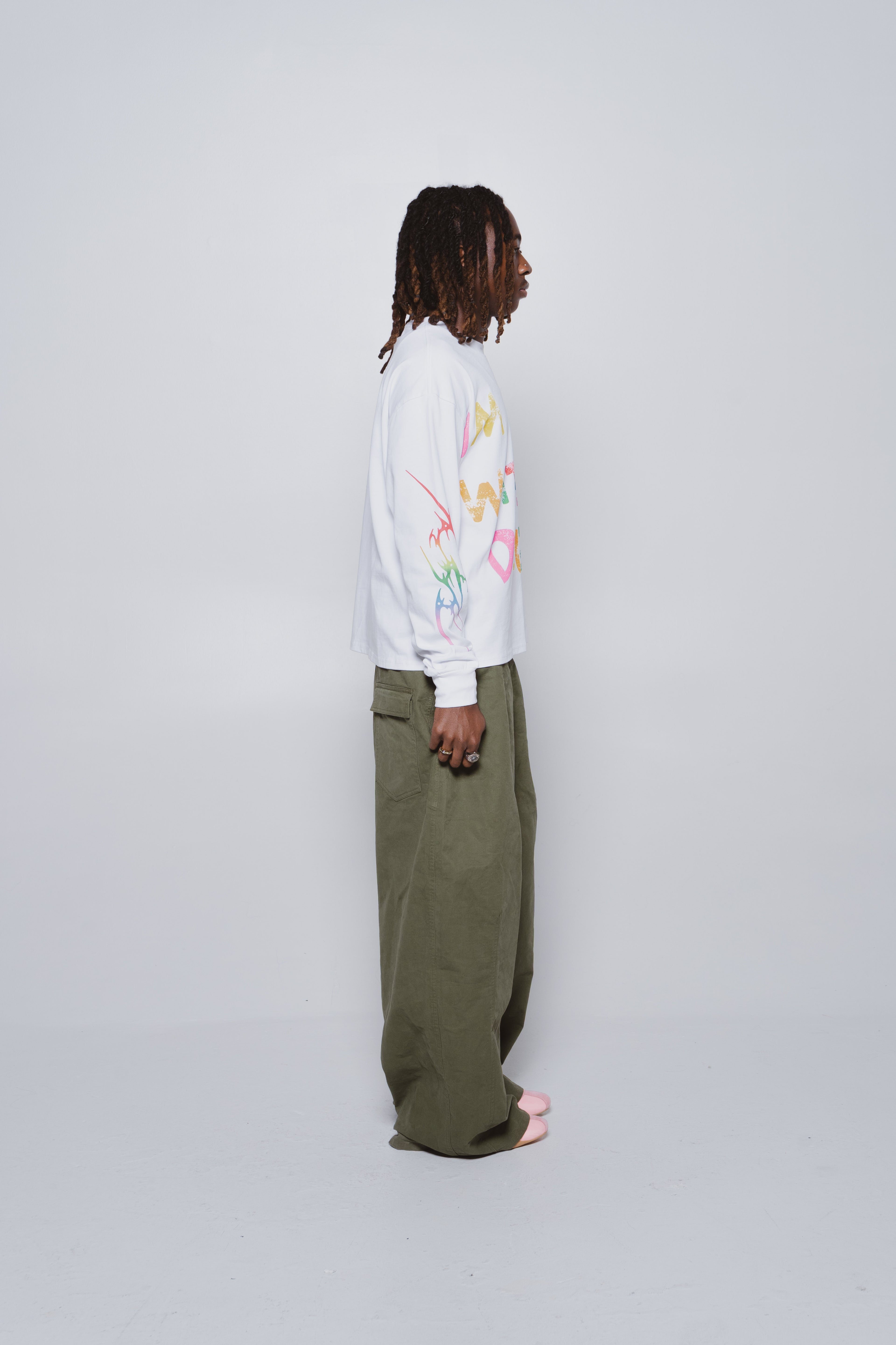 Cool Without Drugs White Long Sleeve