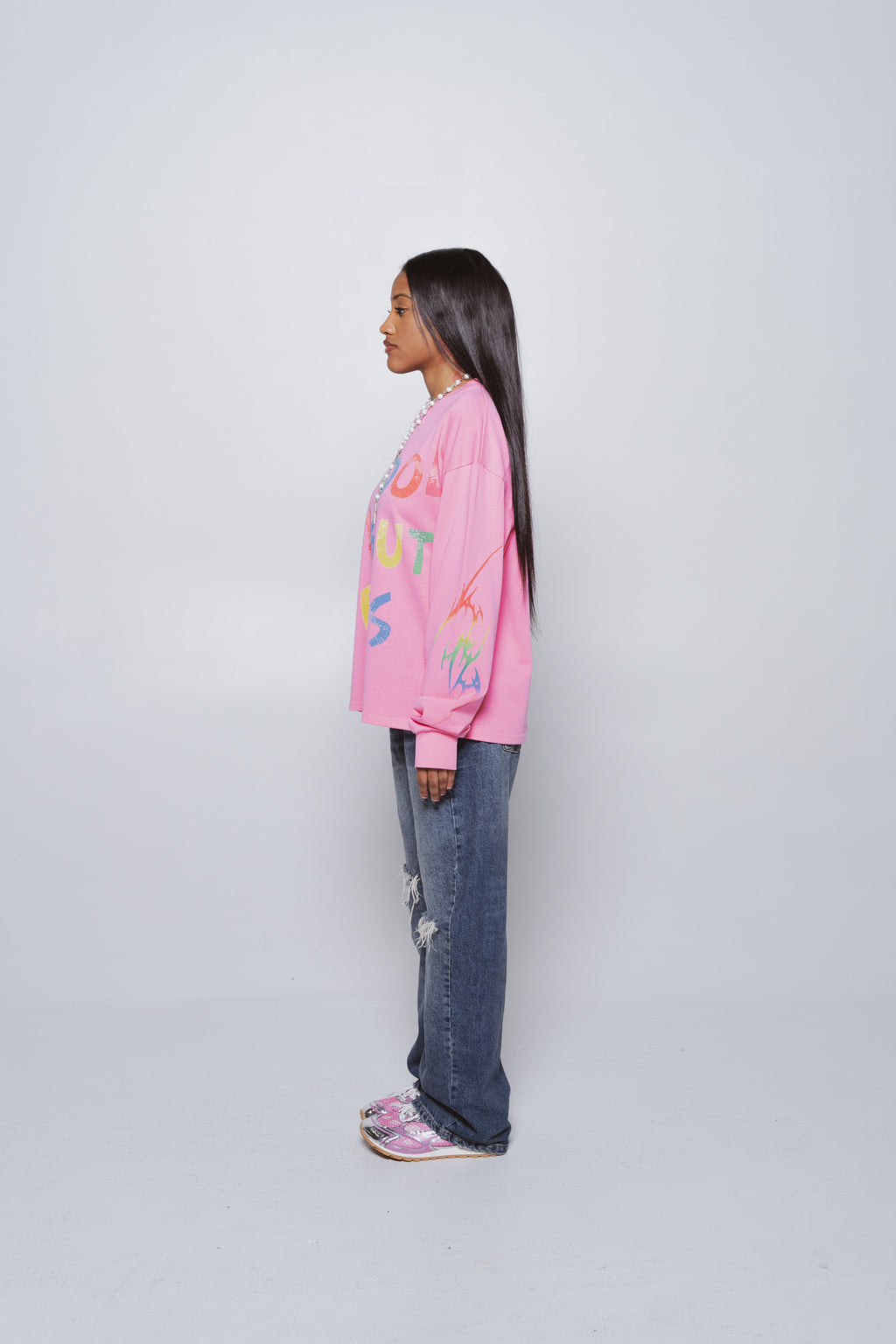 Cool Without Drugs Pink Long Sleeve