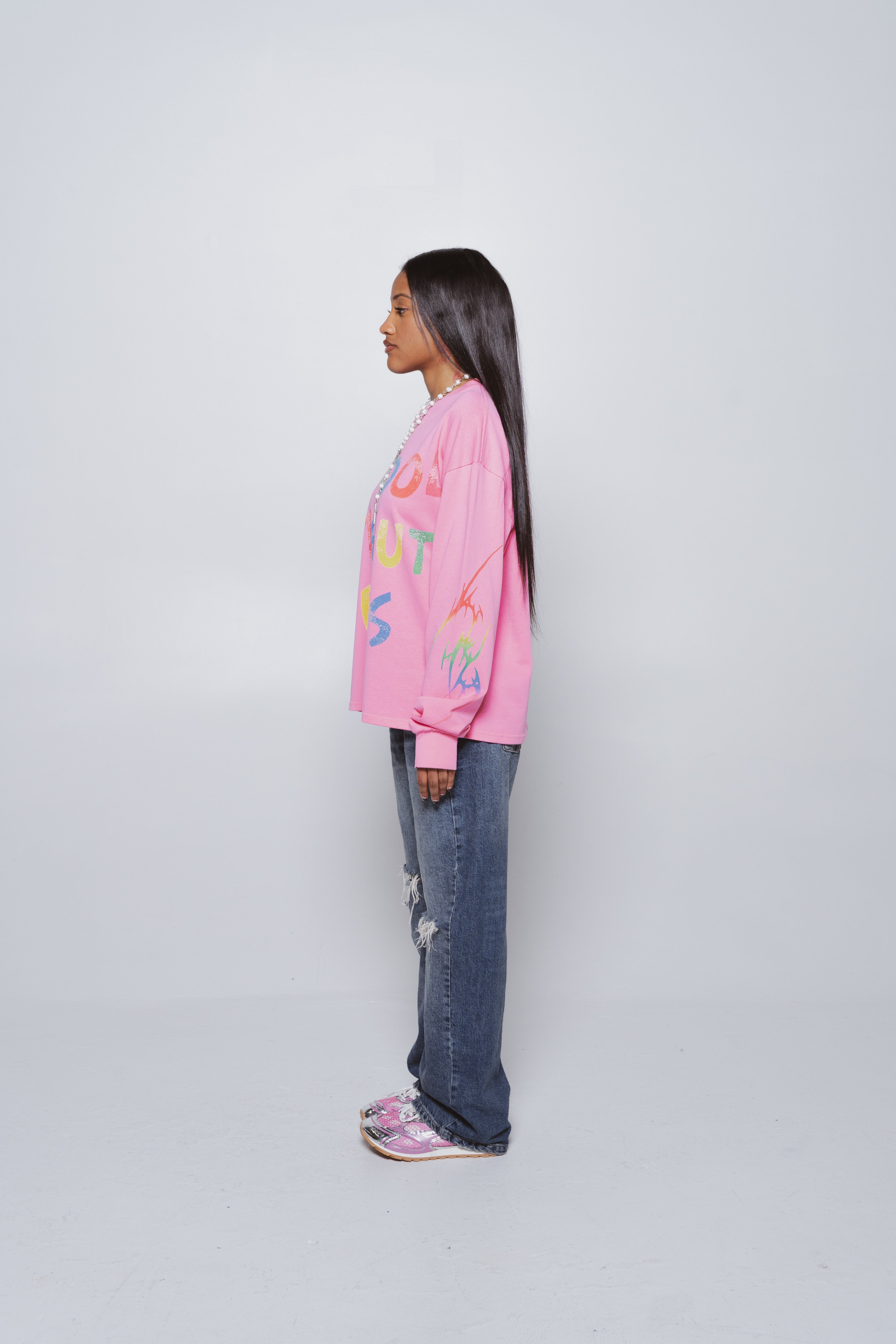 Cool Without Drugs Pink Long Sleeve