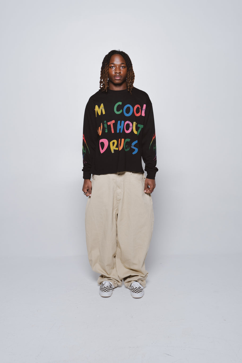 Cool Without Drugs Black Long Sleeve